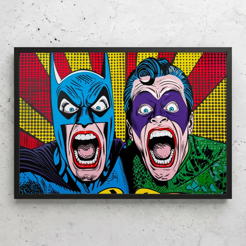 Batman sort son Joker