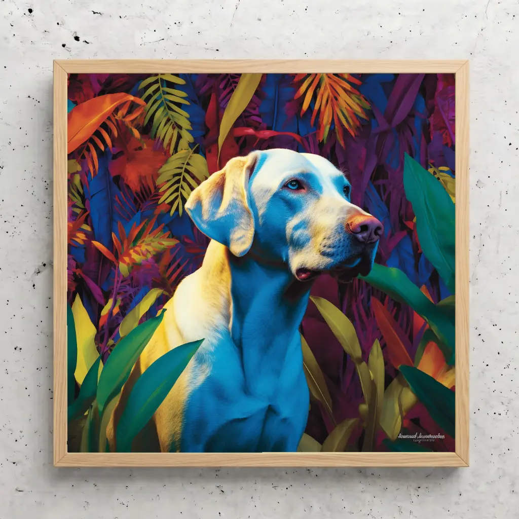 Braque bleu