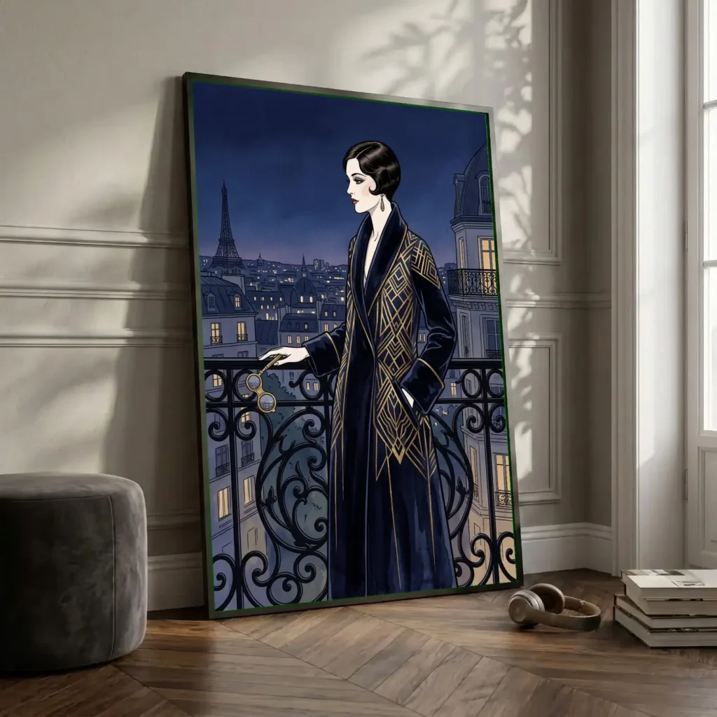 Élégance Parisienne en situation décorative