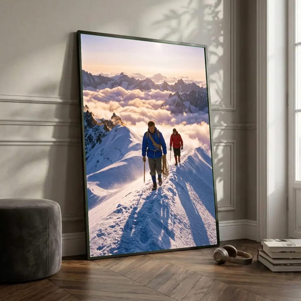 L'Arête Blanche en situation décorative