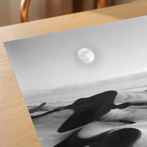 Tirage d’art L'Astre des Sables sur papier mat musée à plat