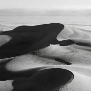 Détail de matière, grain et pigments du tirage d’art L'Astre des Sables
