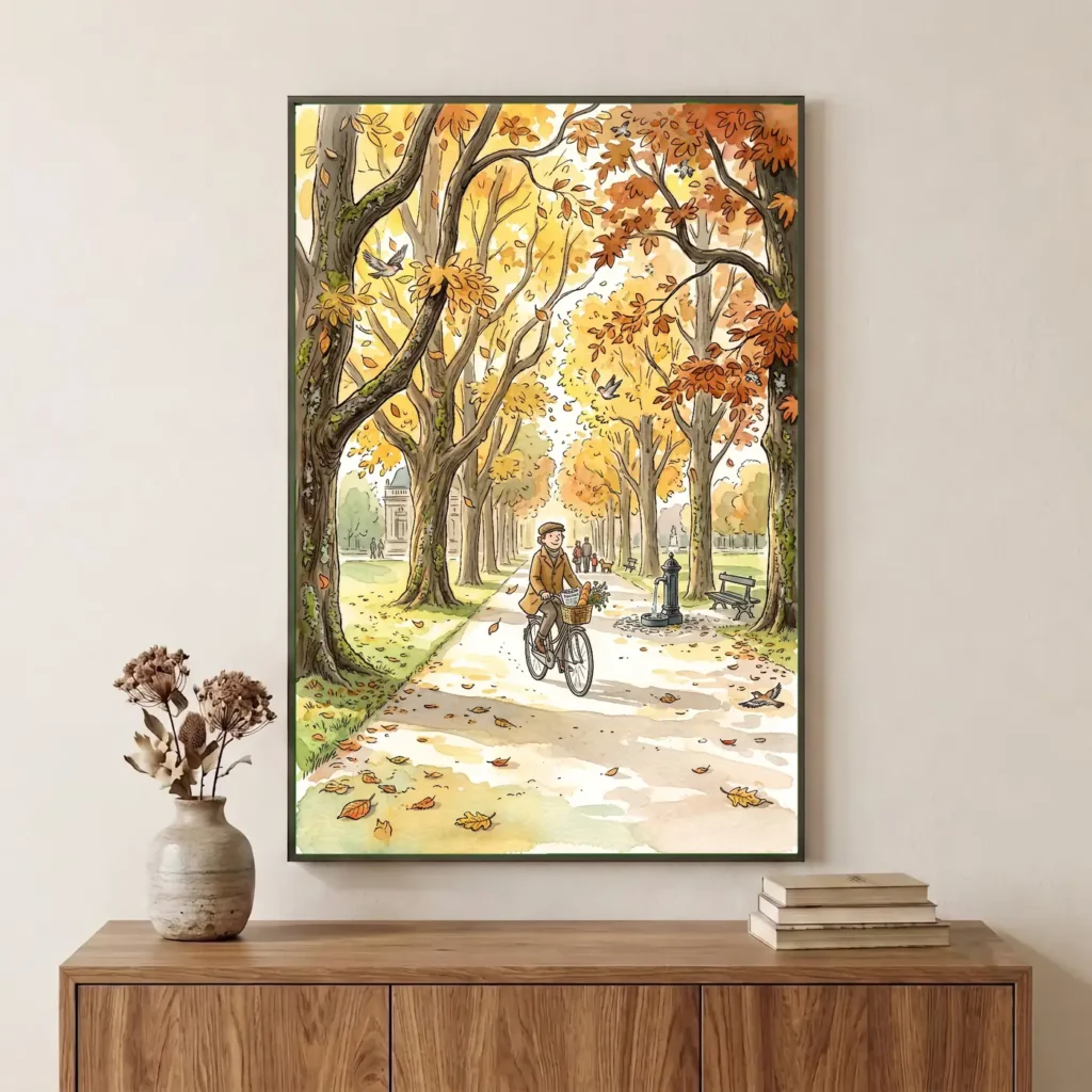 L'Échappée d'Automne en situation décorative