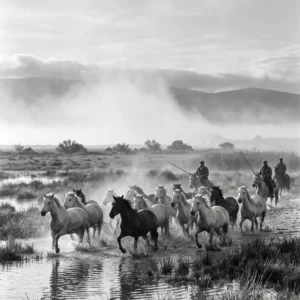 Œuvre originale L'Élan de Camargue - Galerie Maiiart