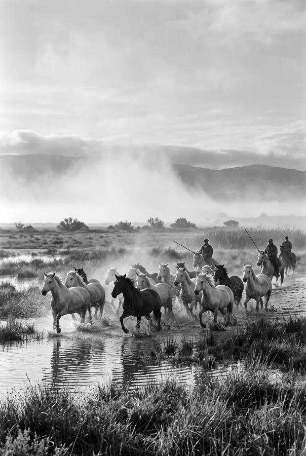 Œuvre originale L'Élan de Camargue - Galerie Maiiart