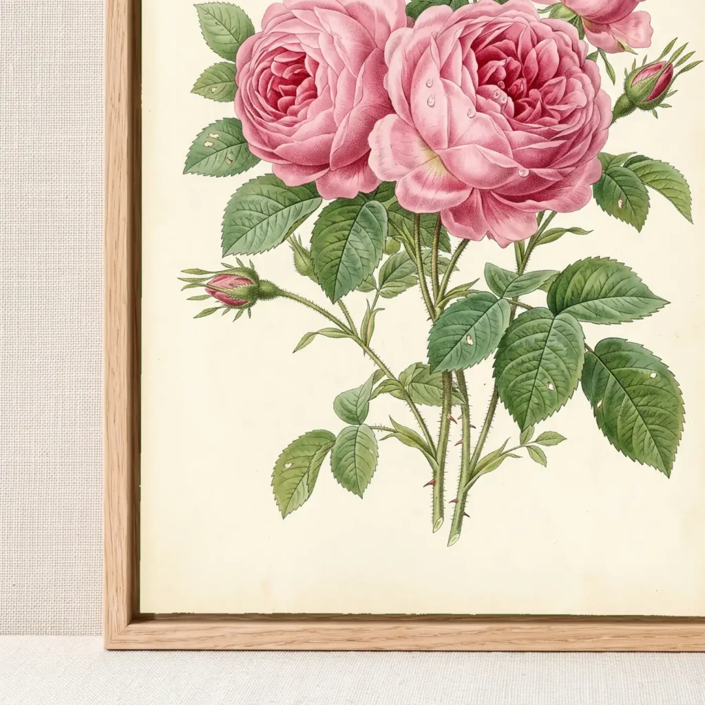 La Rose Centifolia en situation décorative