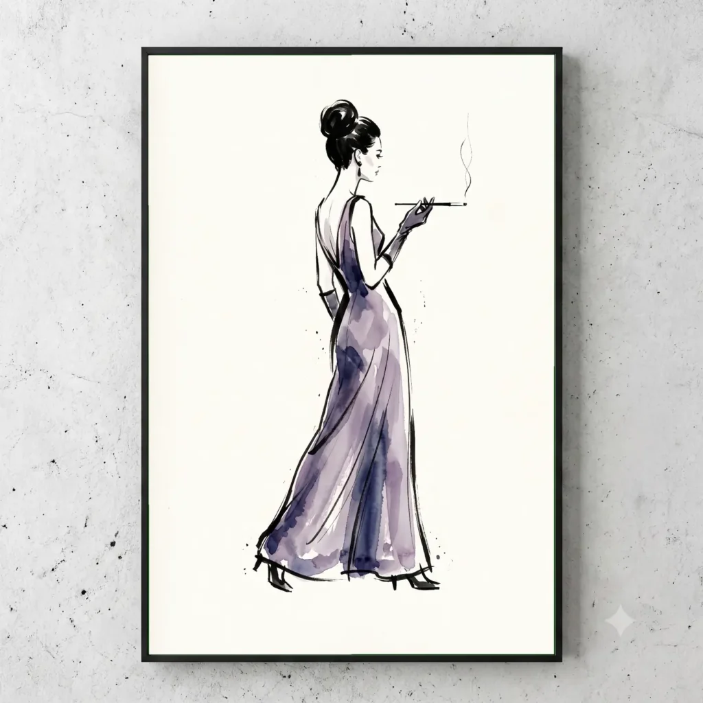 La Silhouette Mauve