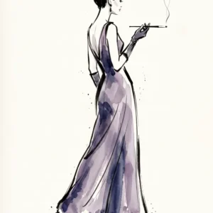 La Silhouette Mauve