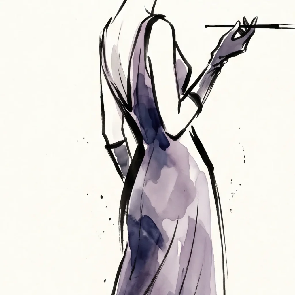 La Silhouette Mauve