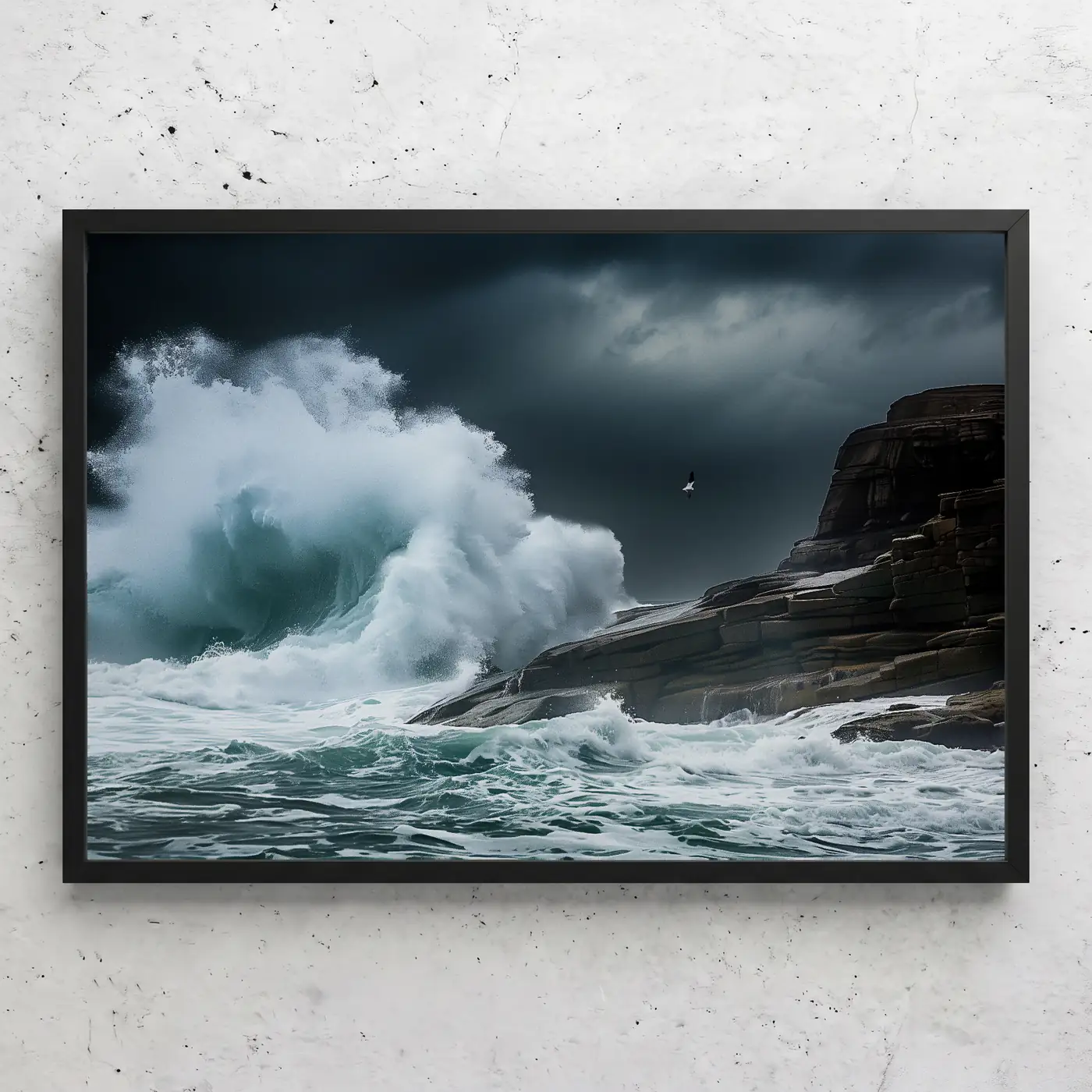 La vague et le goéland