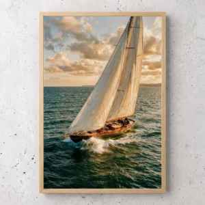 Tableau d’art Le Cap du Couchant encadré - Tirage d’art contemporain