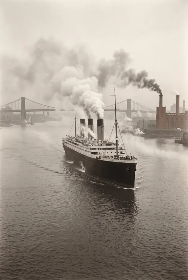Œuvre originale Le Géant de l'Hudson - Galerie Maiiart