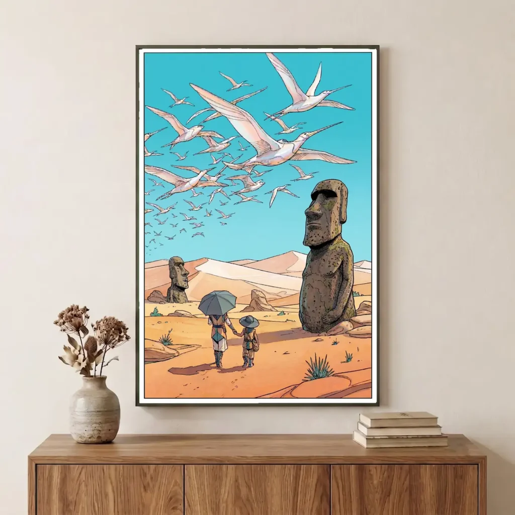 Le Grand Passage des Ailes en situation décorative