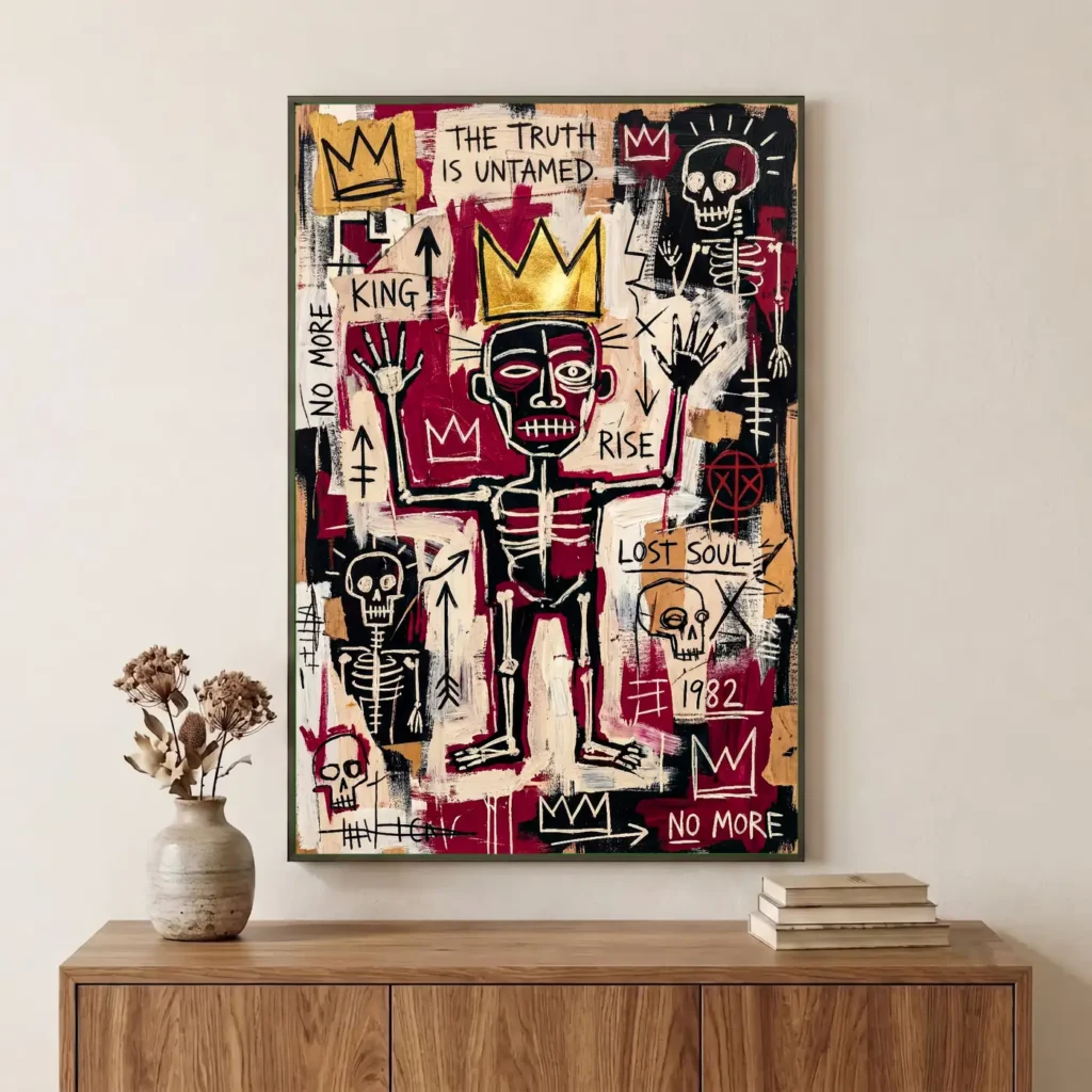 Le King en situation décorative