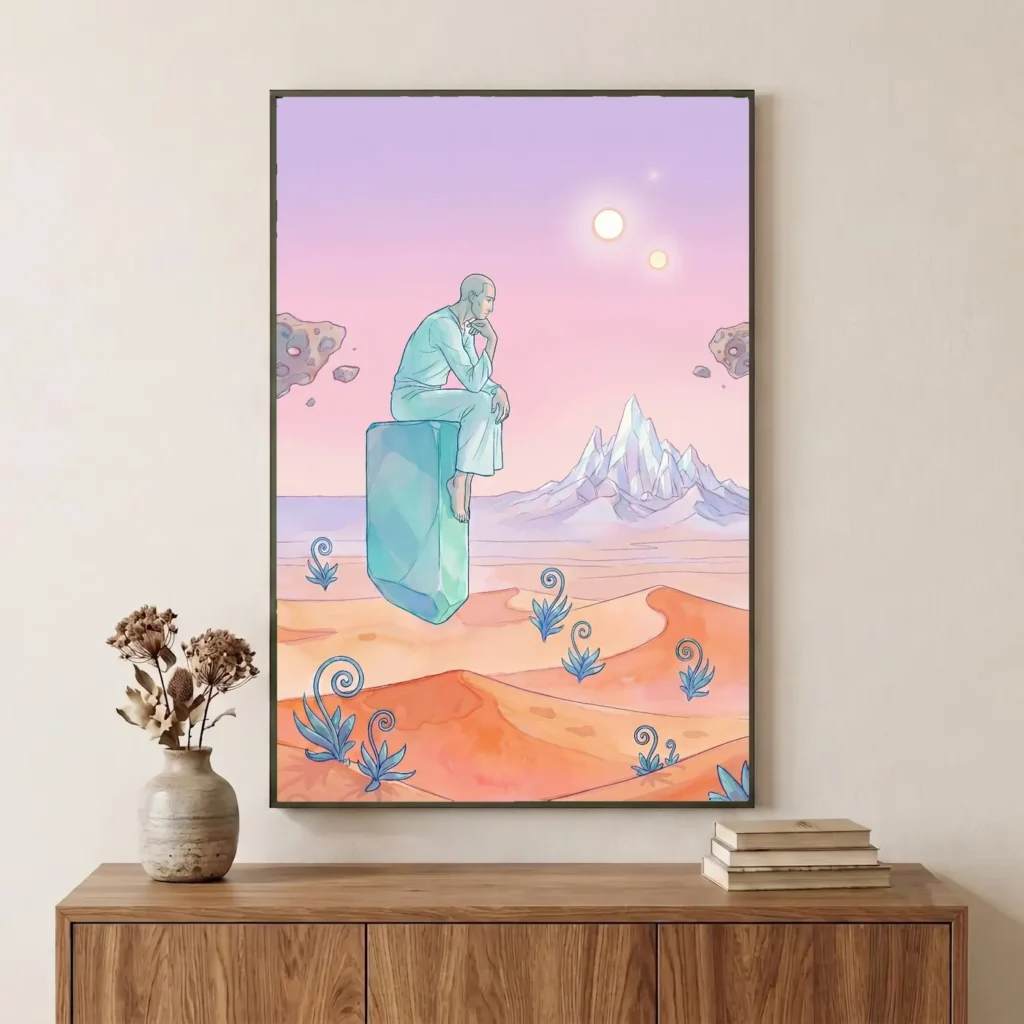 Le penseur en situation décorative