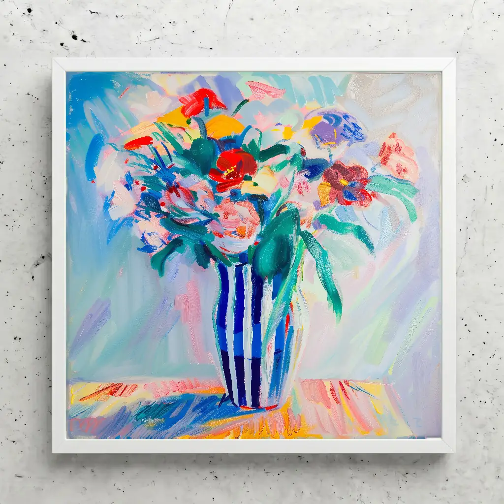 Le vase rayé
