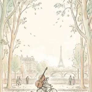Œuvre originale Le Violoncelle des Quais - Galerie Maiiart