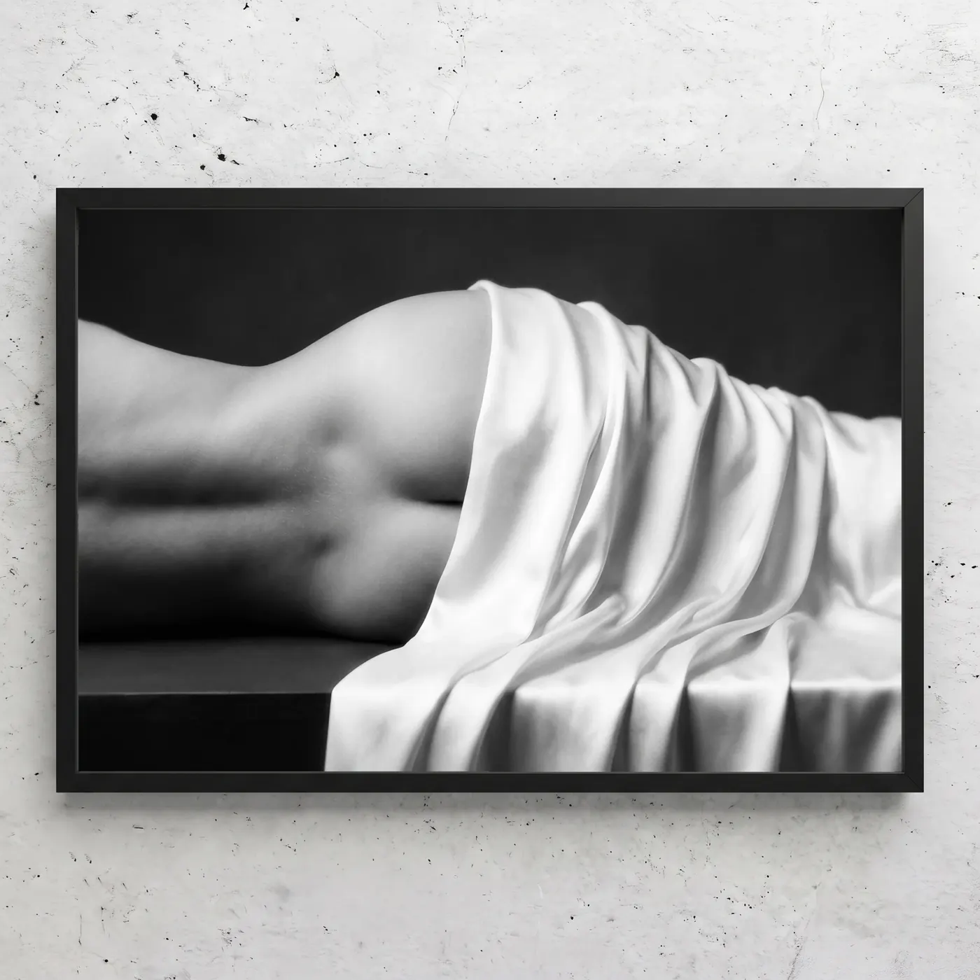 Tableau d'art L'Épure de Soie encadré - Tirage d'art contemporain