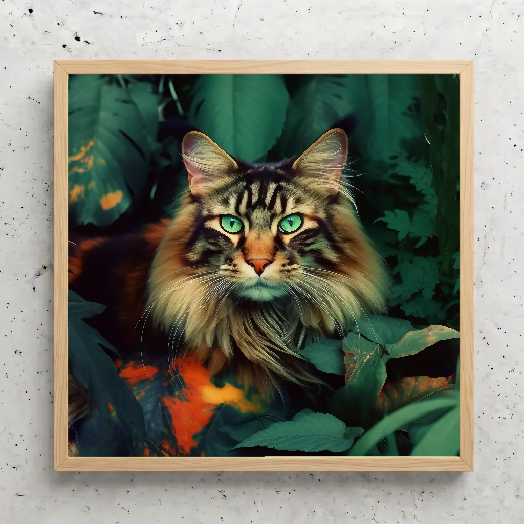 Maine Coon vert
