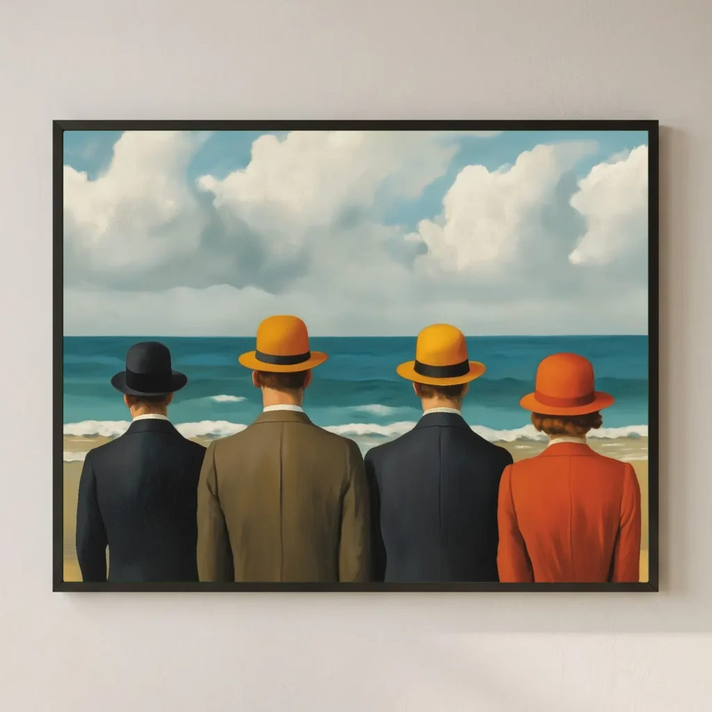 Mer aux chapeaux colorés