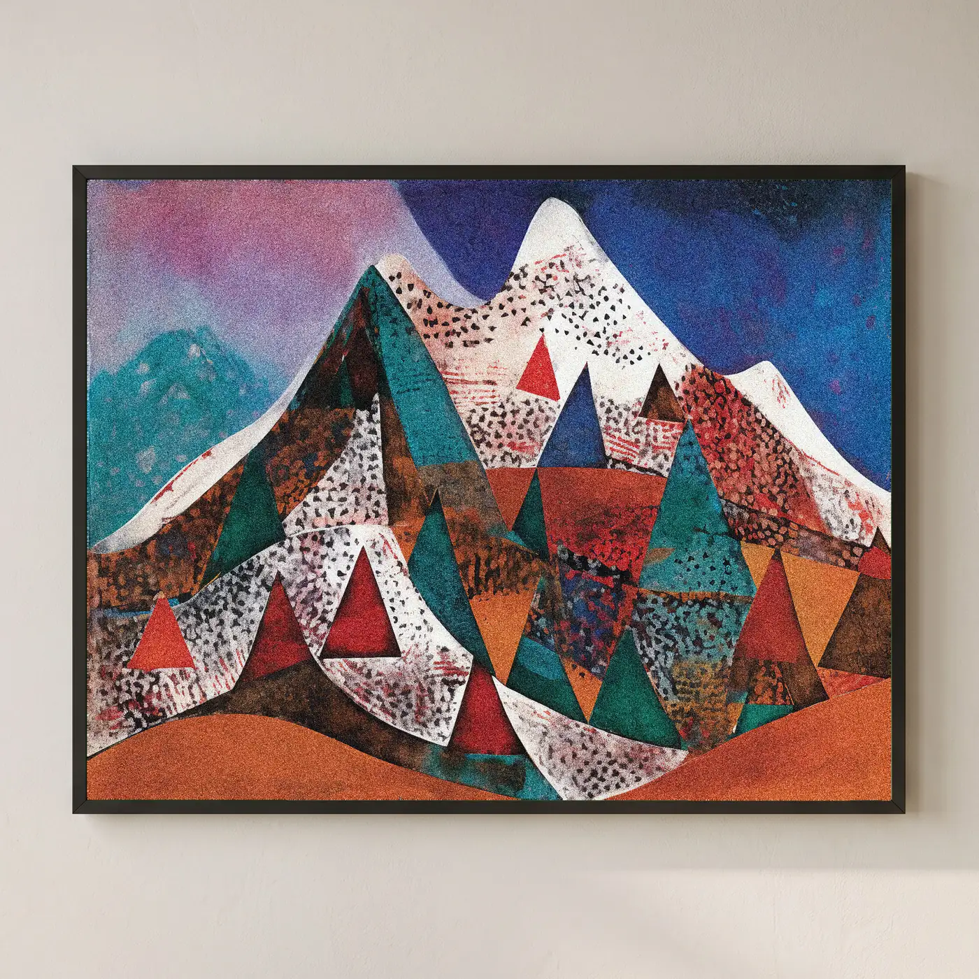 Montagne au printemps