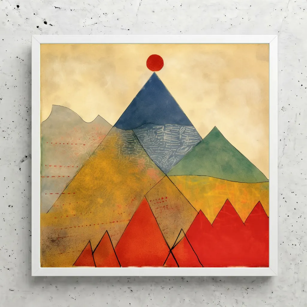 Montagne et soleil