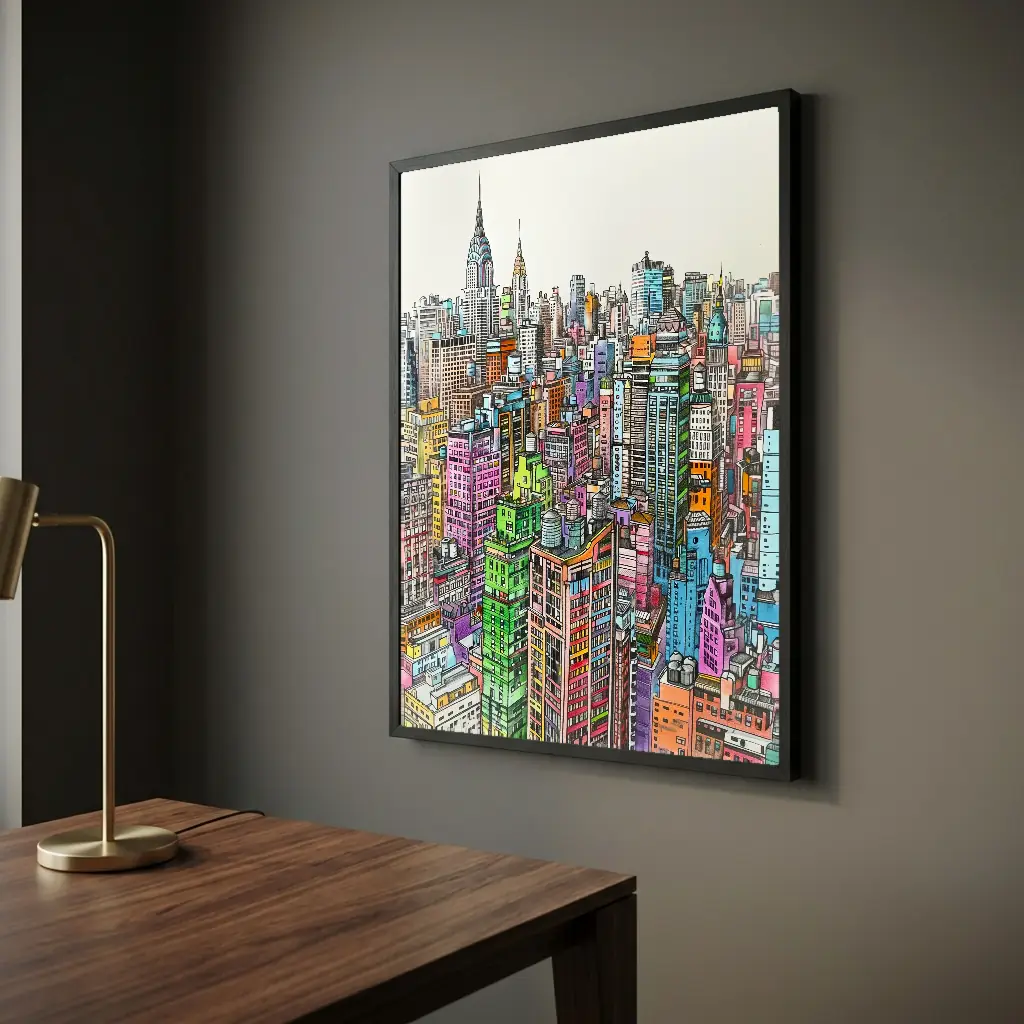 Couleur New York en situation décorative