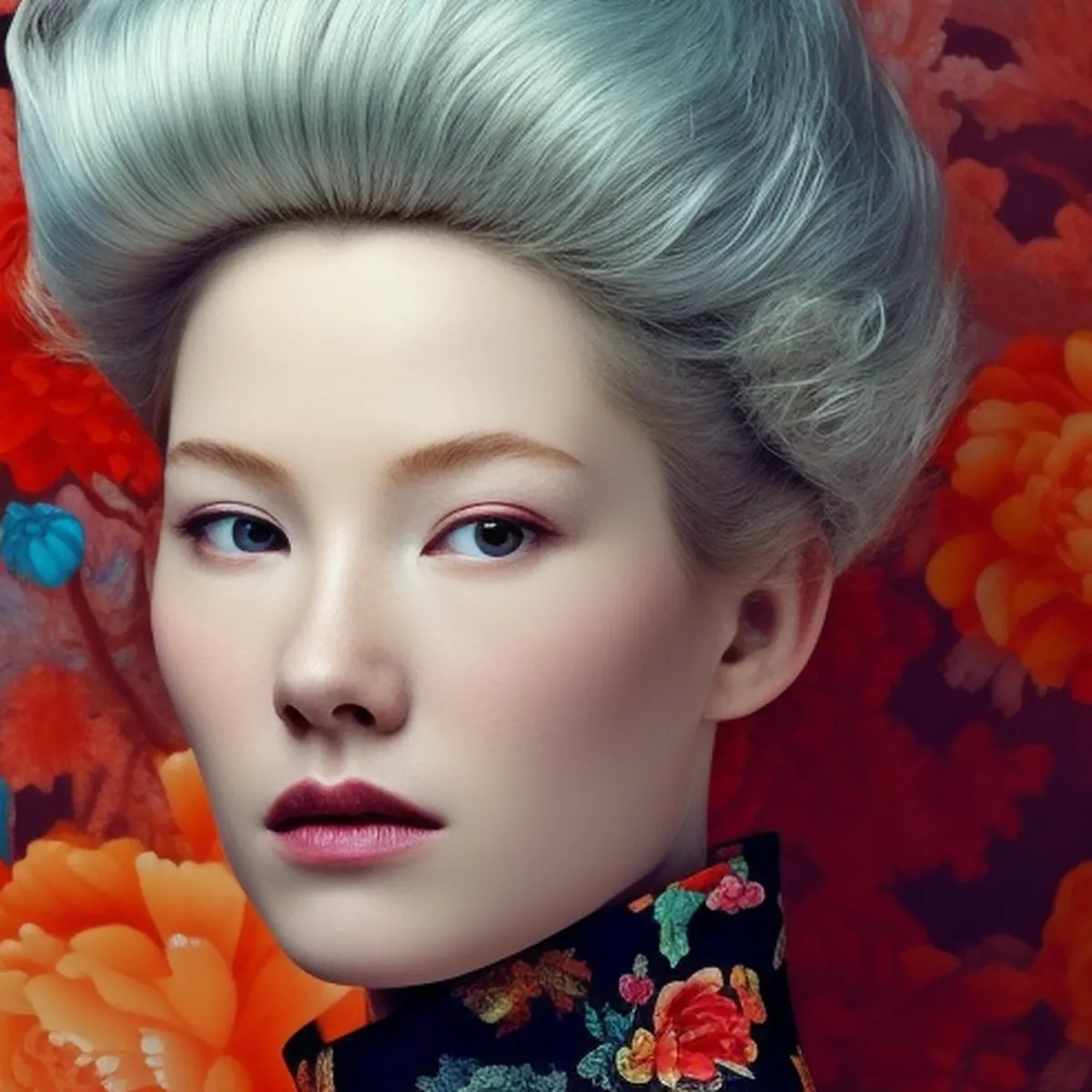 Portrait aux cheveux gris – Image 4