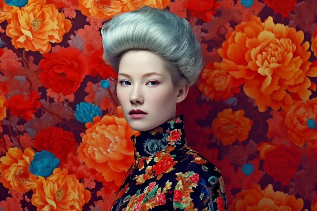 Portrait aux cheveux gris