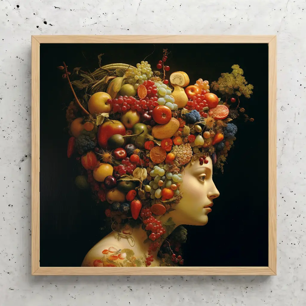 Portrait aux fruits I