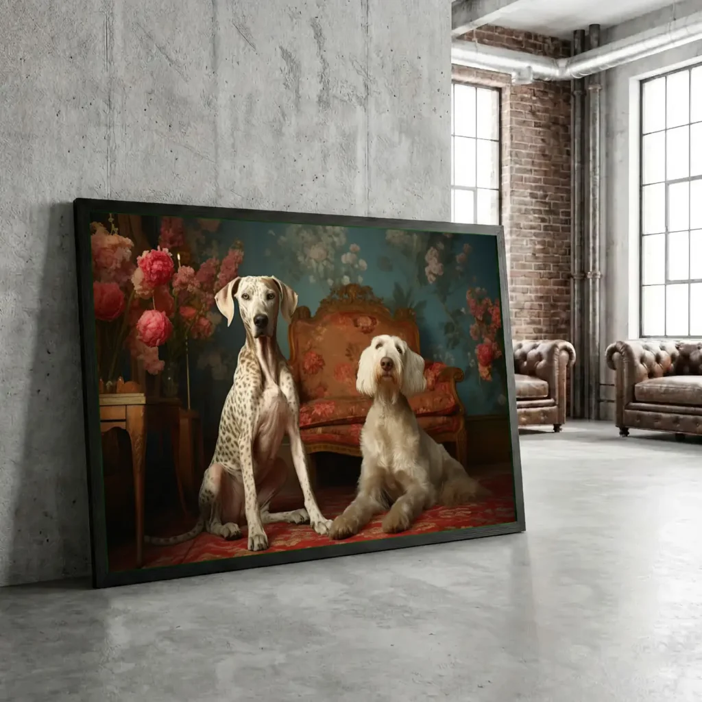 Portrait royal canin en situation décorative