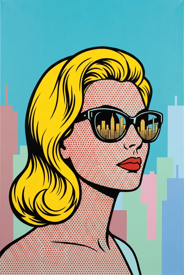 Œuvre originale Reflets de Manhattan - Galerie Maiiart