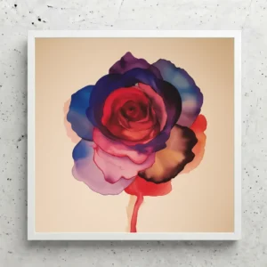 Rose rouge-bleu – Image 1