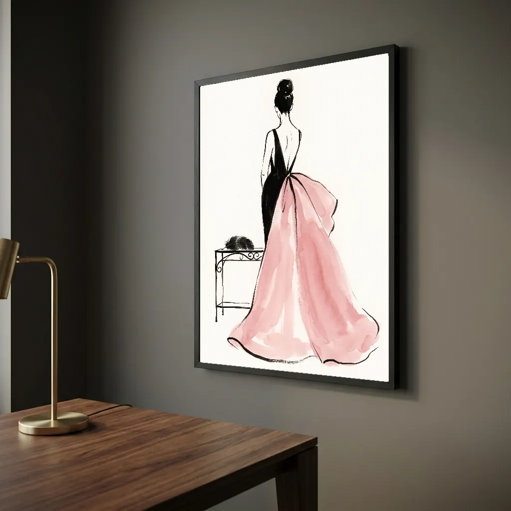 Silhouette de Soie en situation décorative